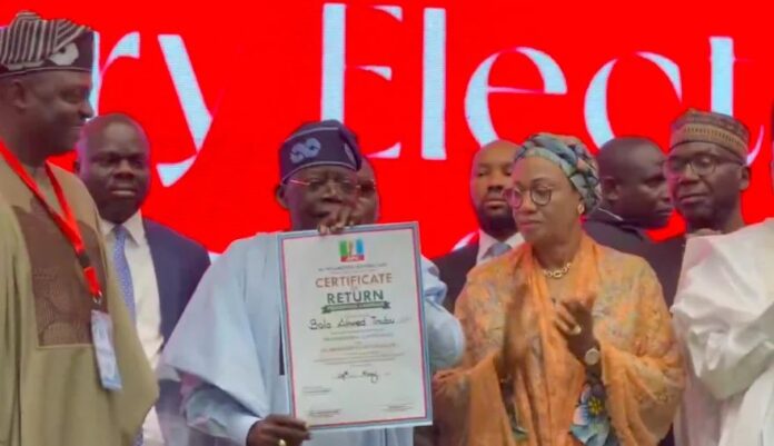 2027 In Sight: President Tinubu Handed APC Flag and Certificate of Return After Landslide Primary Affirmation