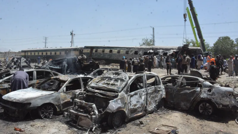 At Least 20 Killed After Blast Targets Train Carrying Military Personnel in Pakistan