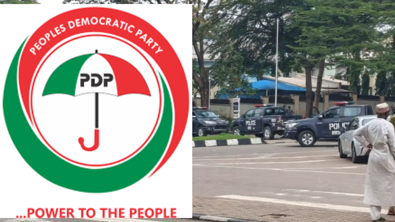 Police Barricade Abuja Venue of Turaki-Led PDP Convention