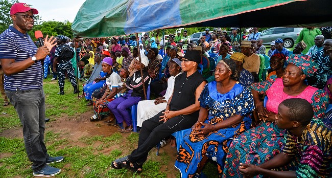 Makinde Visits Families of Abducted Pupils, Teachers, Promises Safe Return