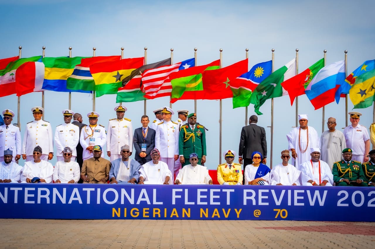 PHOTO NEWS:  Tinubu Honours Nigerian Navy at 70, Attends International Fleet Review