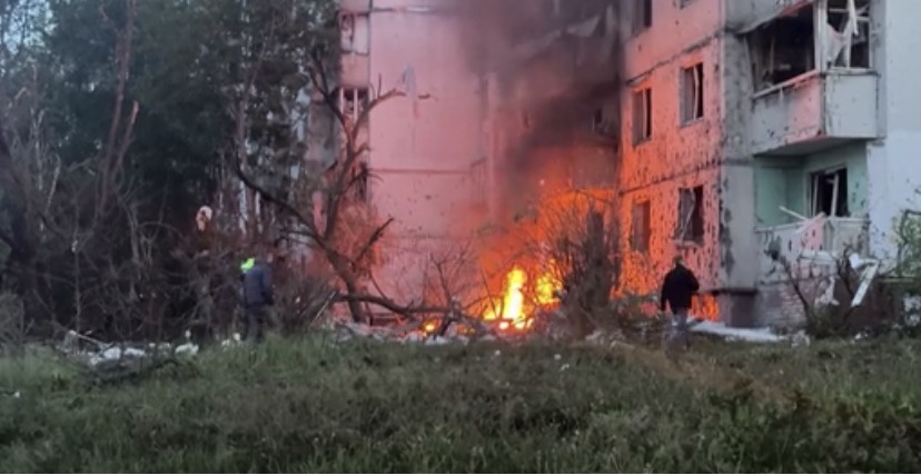 Russian Missile and Drone Barrage Kills at Least 10 Across Ukraine