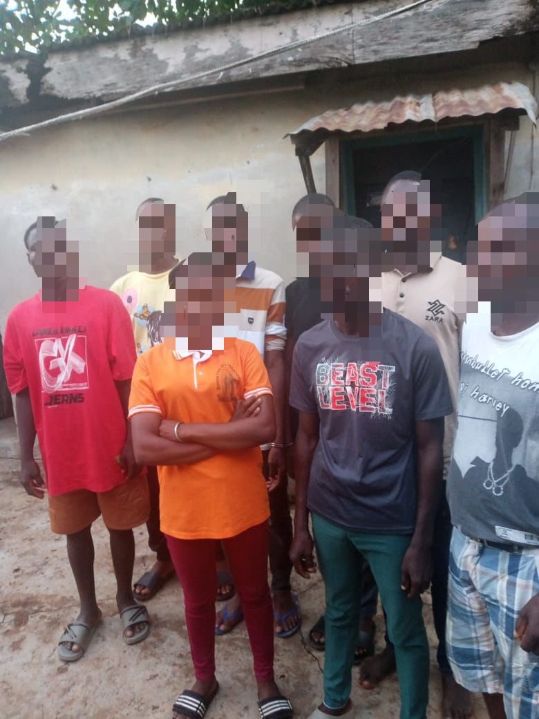 Police Bust Transnational Fake Kidnap Syndicate in Ogun, Arrest Eight Foreign Nationals