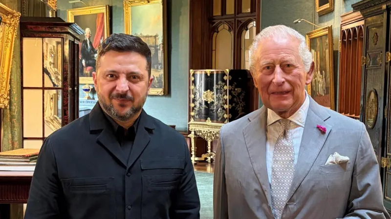 Zelensky Hails UK Support After Meeting King Charles