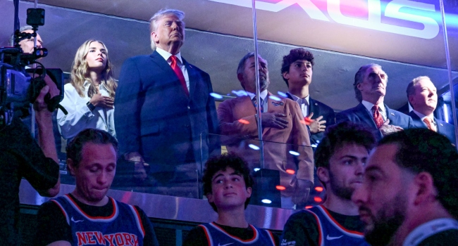 Fans Jeer Trump Amid Tight Security at NBA Finals