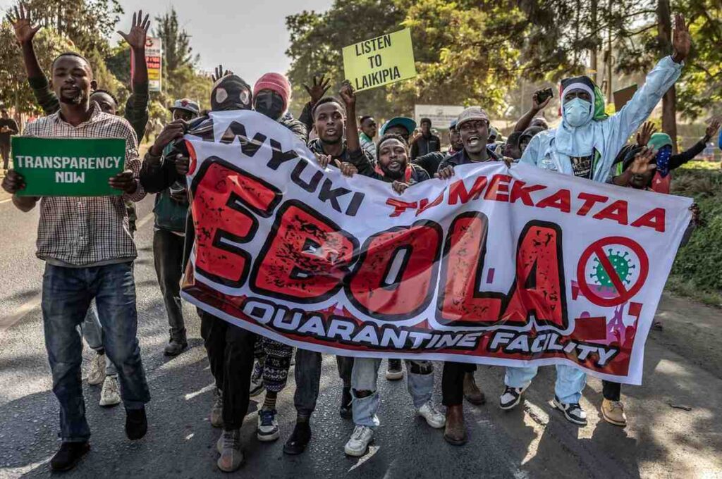 Tear Gas, Arrests as Kenyans Protest US-Backed Ebola Quarantine Centre