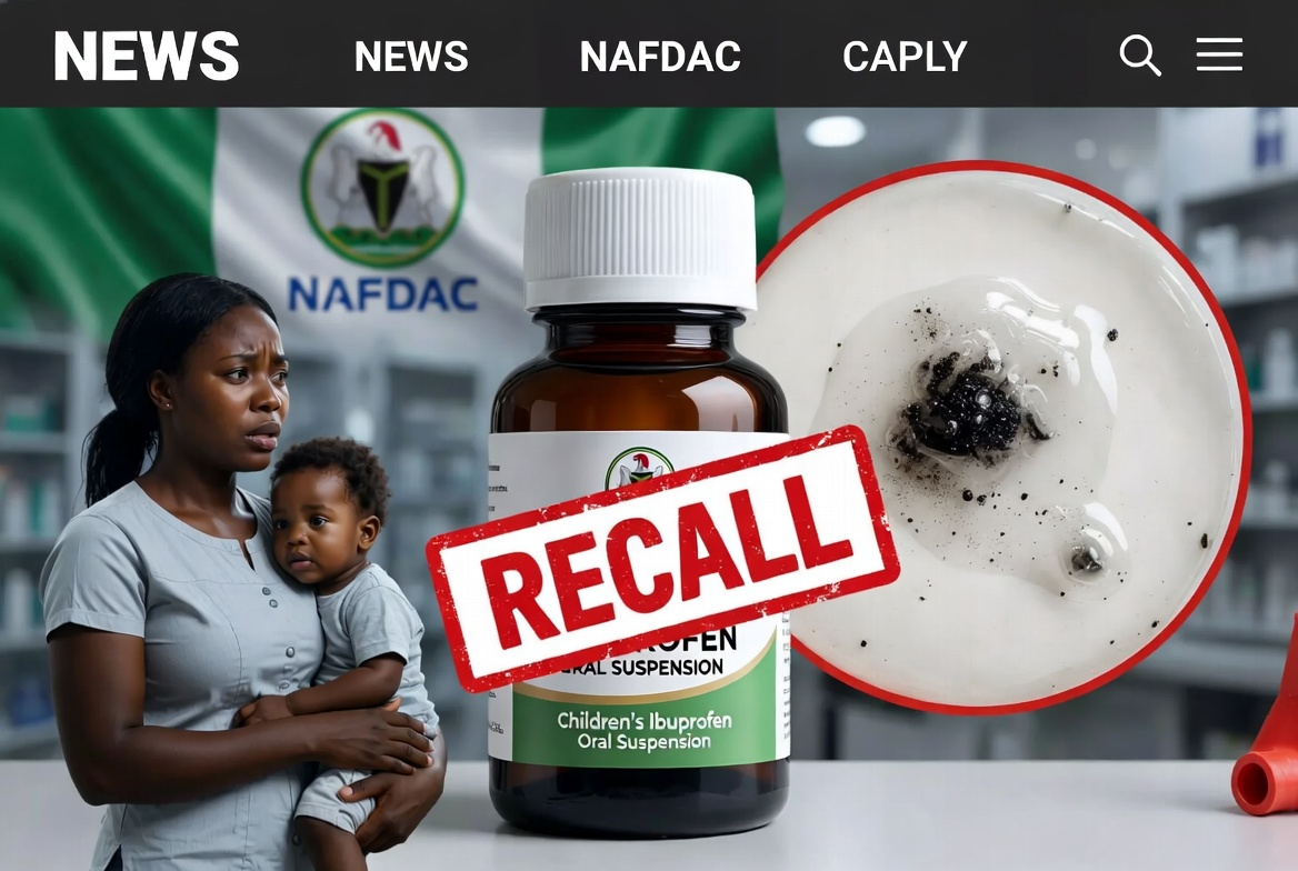 NAFDAC Alerts Nigerians After US Recalls Contaminated Children’s Ibuprofen