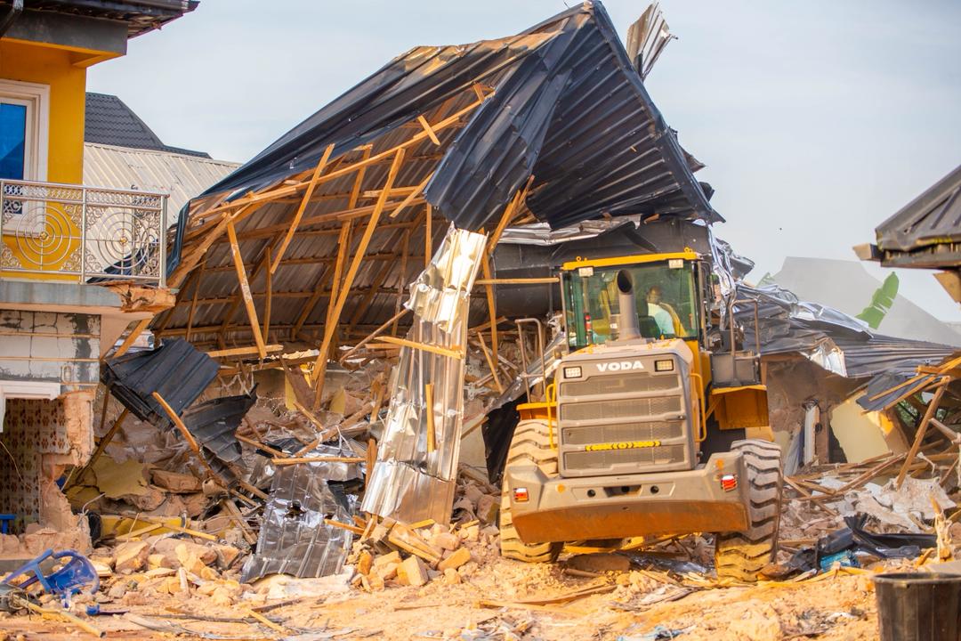 Edo Government Demolishes Suspected Ritualists’ Building, Seals Another in Uromi