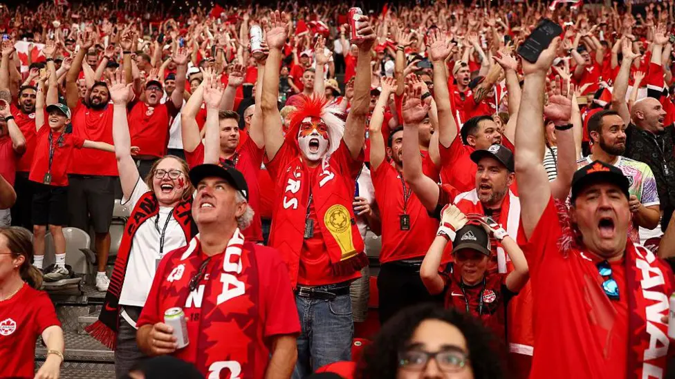Canada's fans made plenty of noise in Vancouver
