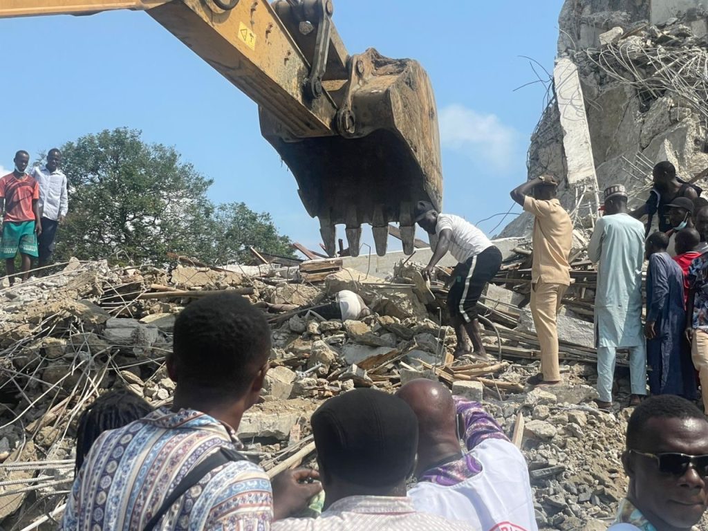 Fears of Trapped Victims as Four-Storey Building Collapses in Port Harcourt