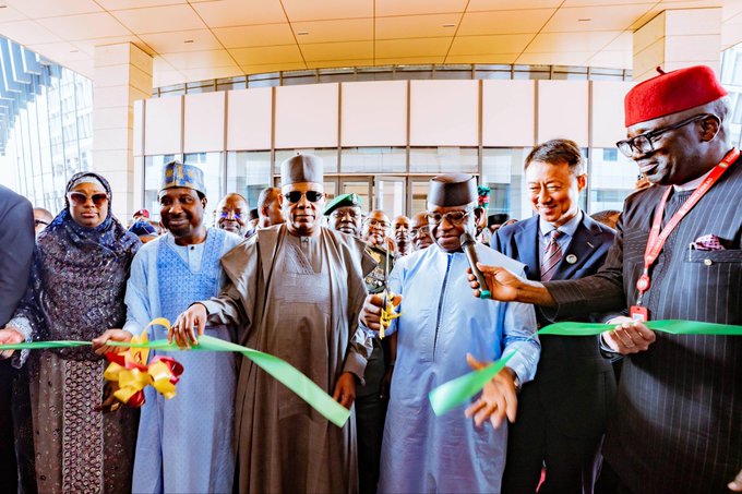 Tinubu Calls for West Africa Production Boom as China-Built ECOWAS Headquarters Opens