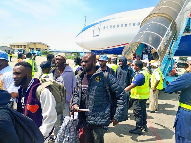 Latest Batch of Nigerians Evacuated From South Africa Arrive in Lagos
