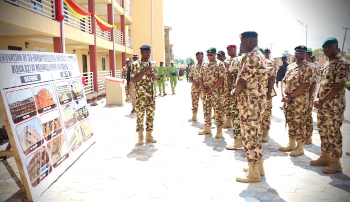 Army Chief Shaibu Commissions New Troop Housing, Reaffirms 'Soldier First' Welfare Policy