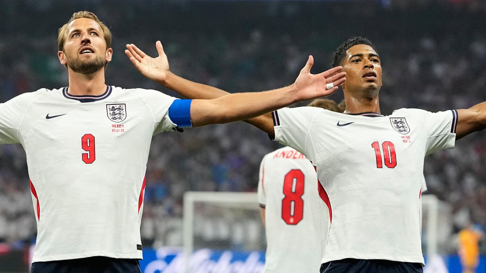 World Cup 2026: England 3-2 Mexico — Bellingham Double, Kane Penalty Send 10-Man Three Lions Into Quarter-Finals