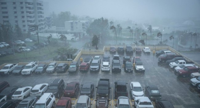 Heavy rain and wind brought by Super Typhoon Bavi hit Guam on July 6, 2026.