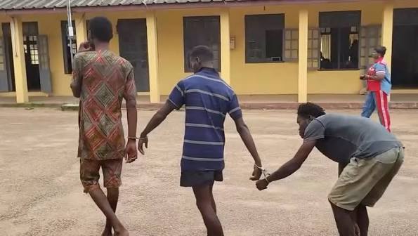 Ogun Police Parade Suspects Over Murder of Broadcaster Kitan Oyesiku, Security Guard