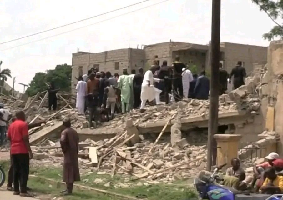 Four Trapped as Two-Storey Building Under Construction Collapses in Kano