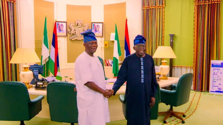 Tinubu Meets Folarin as Oyo APC Moves to Quell Rift Over Alli’s Candidacy