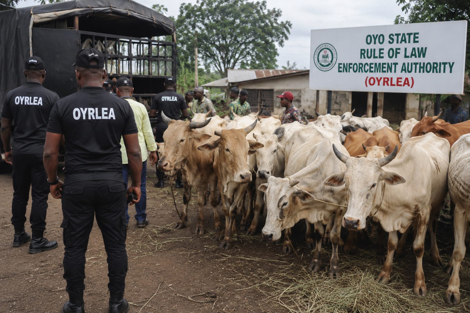 OYRLEA impounds 19 cows in Iseyin over illegal grazing