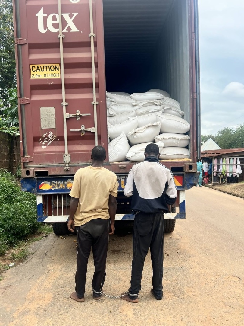 Oyo Police Arrest Two Over Alleged Diversion of ₦32m Guinea Corn Consignment