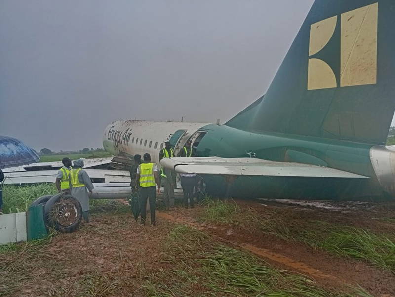 Enugu Air Plane Suffers Runway Excursion at Benin Airport; No Casualties Reported