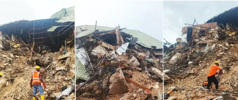 Many Feared Dead, Others Trapped as Three-Storey Students Hostel Collapses in Anambra